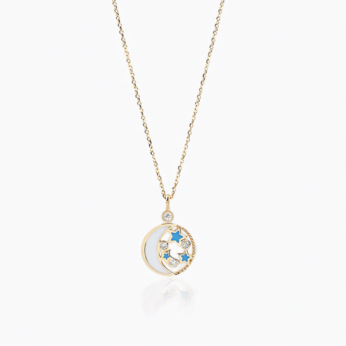 Gece Gökyüzü Çocuk Kolyesi - Melike