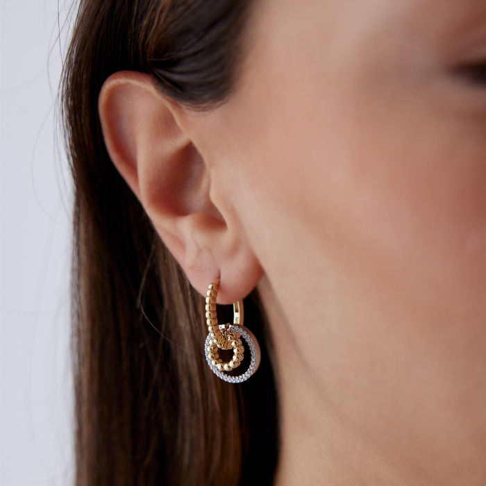 Geçme Halka Karışık Küpe - Arax (1)