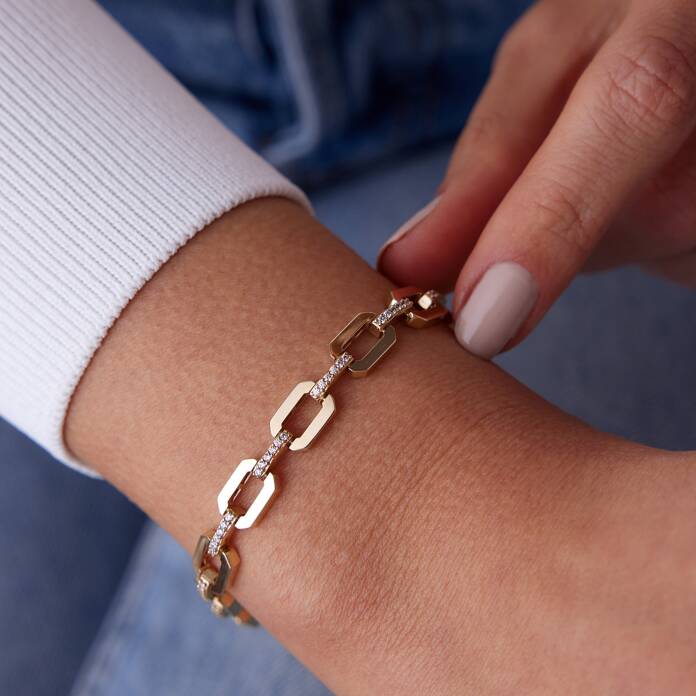 Geniş Chain Bileklik - 1