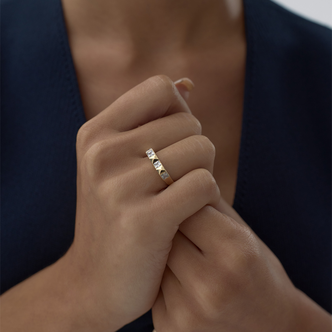 Geometrik Işık Yüzük - 2