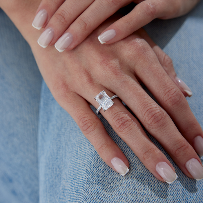 Glacies Yarımtur Tektaş Yüzük - Sardes