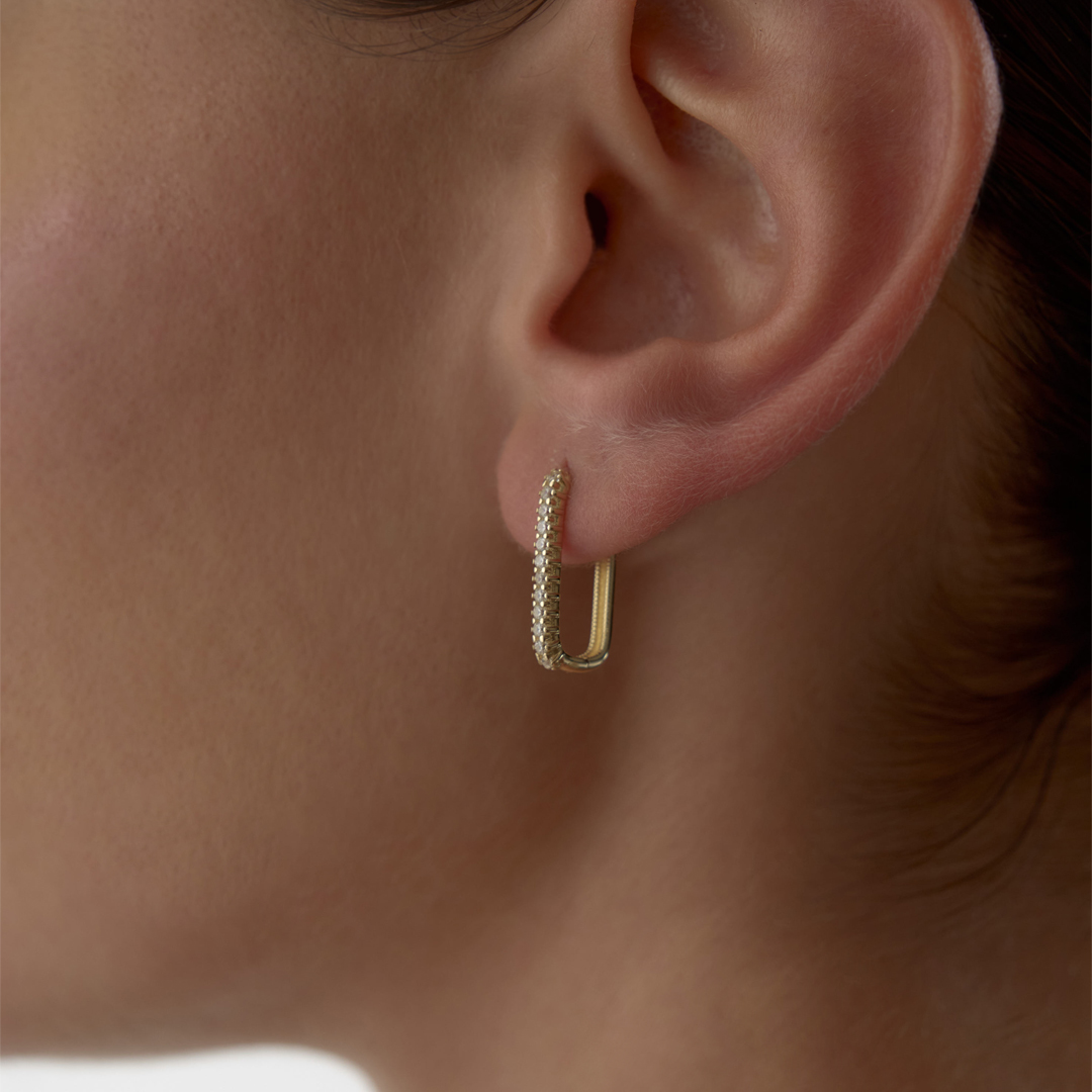 Gleam Taşlı Küpe - 2