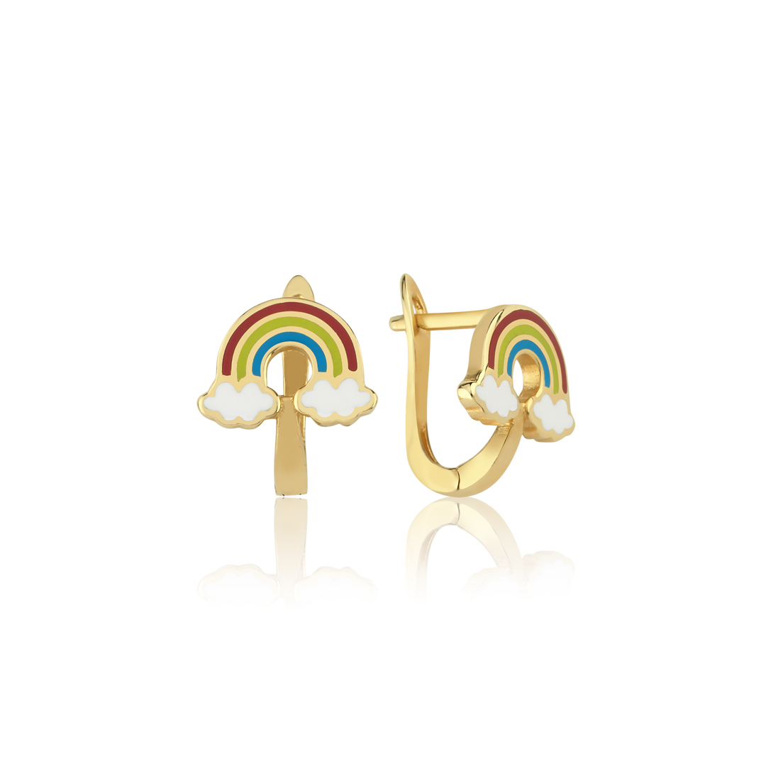 Gökkuşağı J Çocuk Küpesi - 1