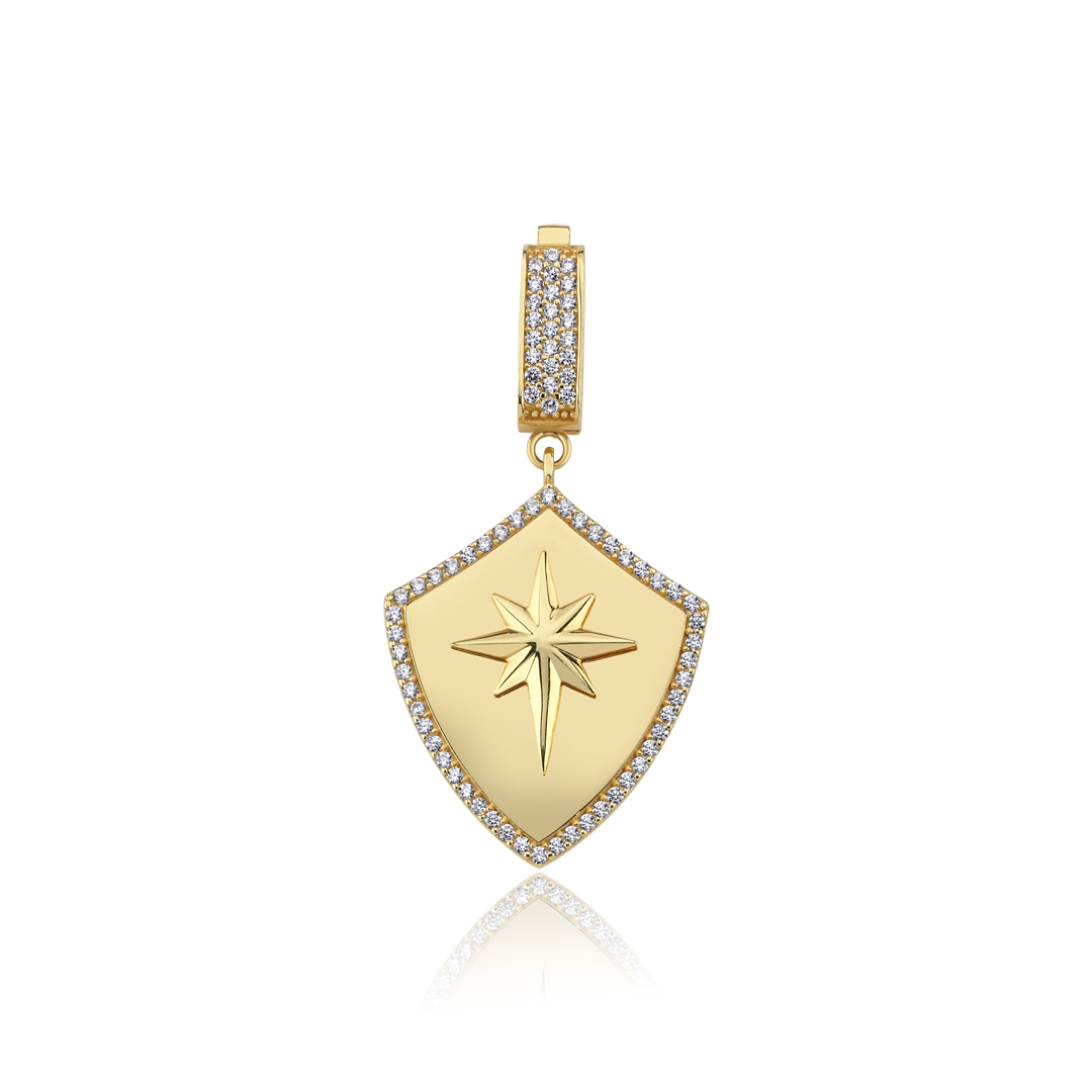 Gold Kuzey Yıldızı Charm - 1