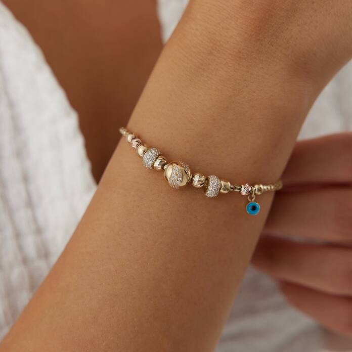 Göz Detaylı Charm Bileklik - 1