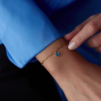 Gözlü Charm Bileklik - Rayna