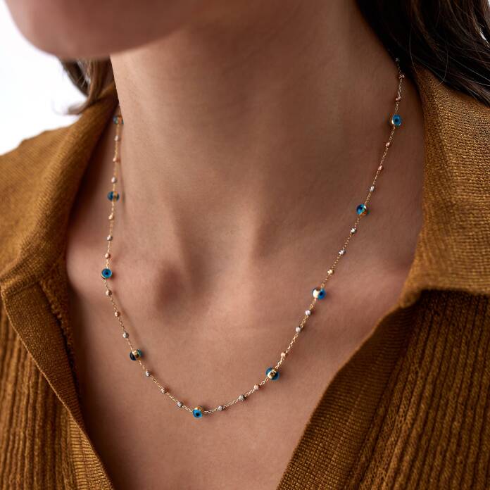 Gözlü Dorica Kolye - 2