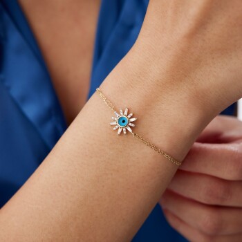 Gözlü Güneş Bilekik - Rayna