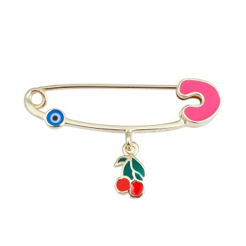 Gözlü Kiraz Bebek İğnesi - Melike