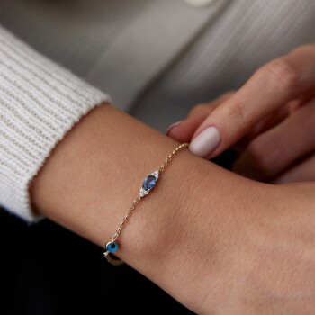 Gözlü Qua Bileklik - Rayna