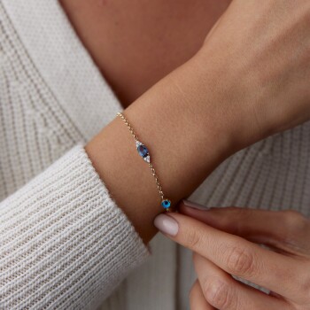 Gözlü Qua Bileklik - Rayna (1)