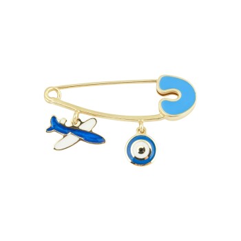 Gözlü Uçak Bebek İğnesi - Melike