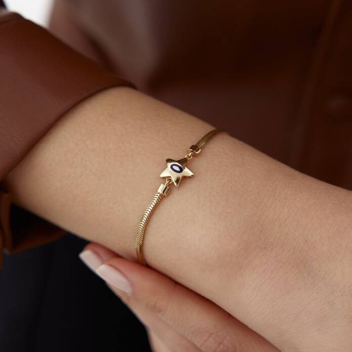Gözlü Yıldızlı Bileklik - 1