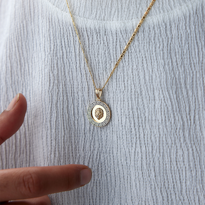 Greek Aslan Erkek Kolye - Koçak (1)