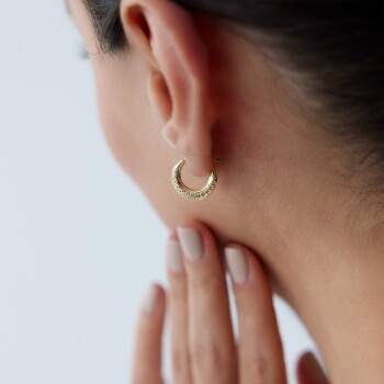 Greek Halka Küpe - Dilmener (1)