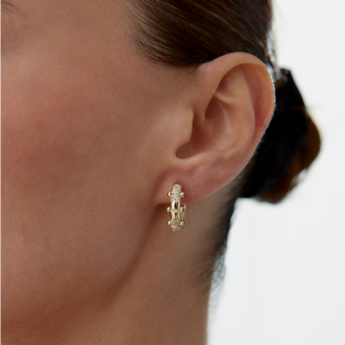 Green Bump Küpe - Rayna