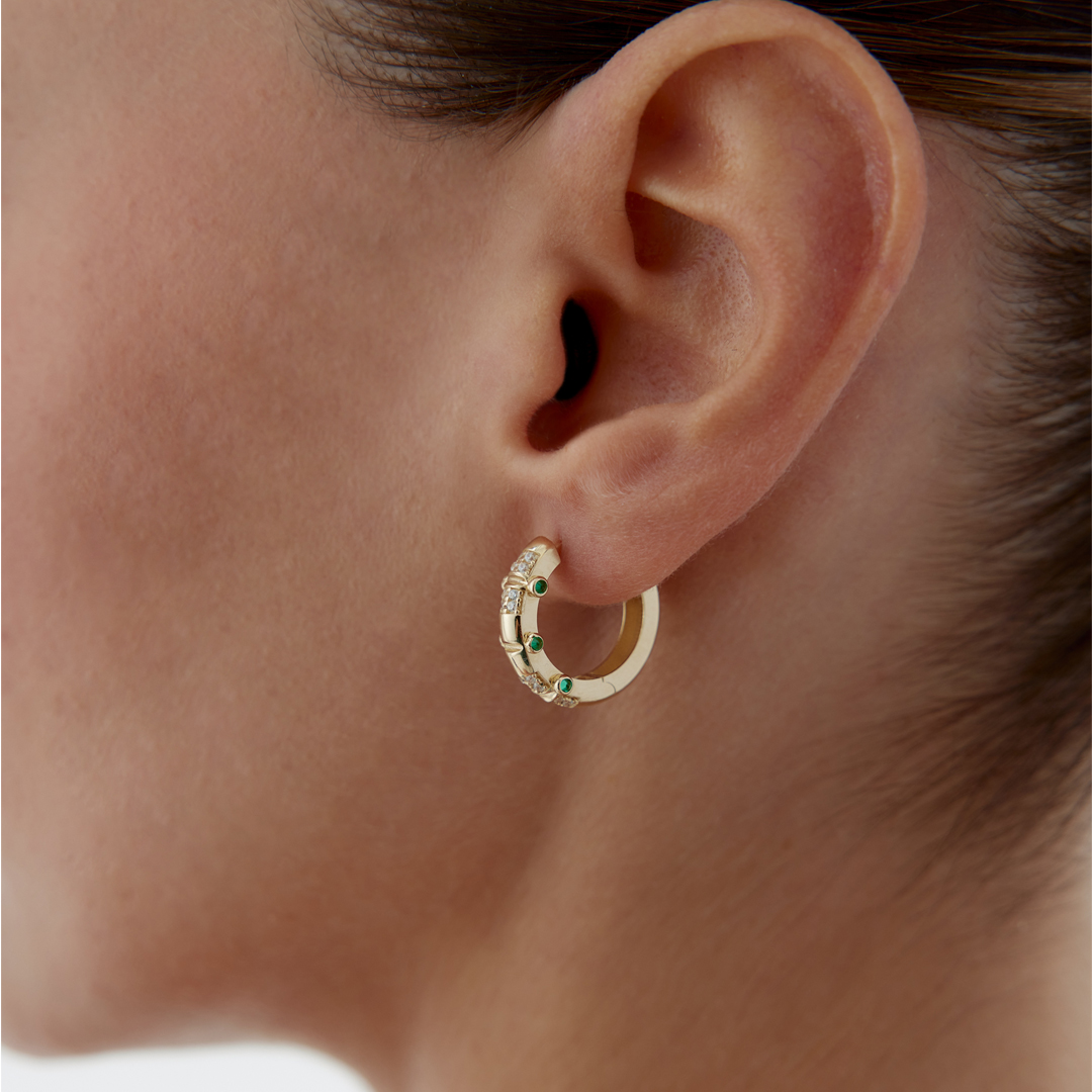 Green Bump Küpe - 2