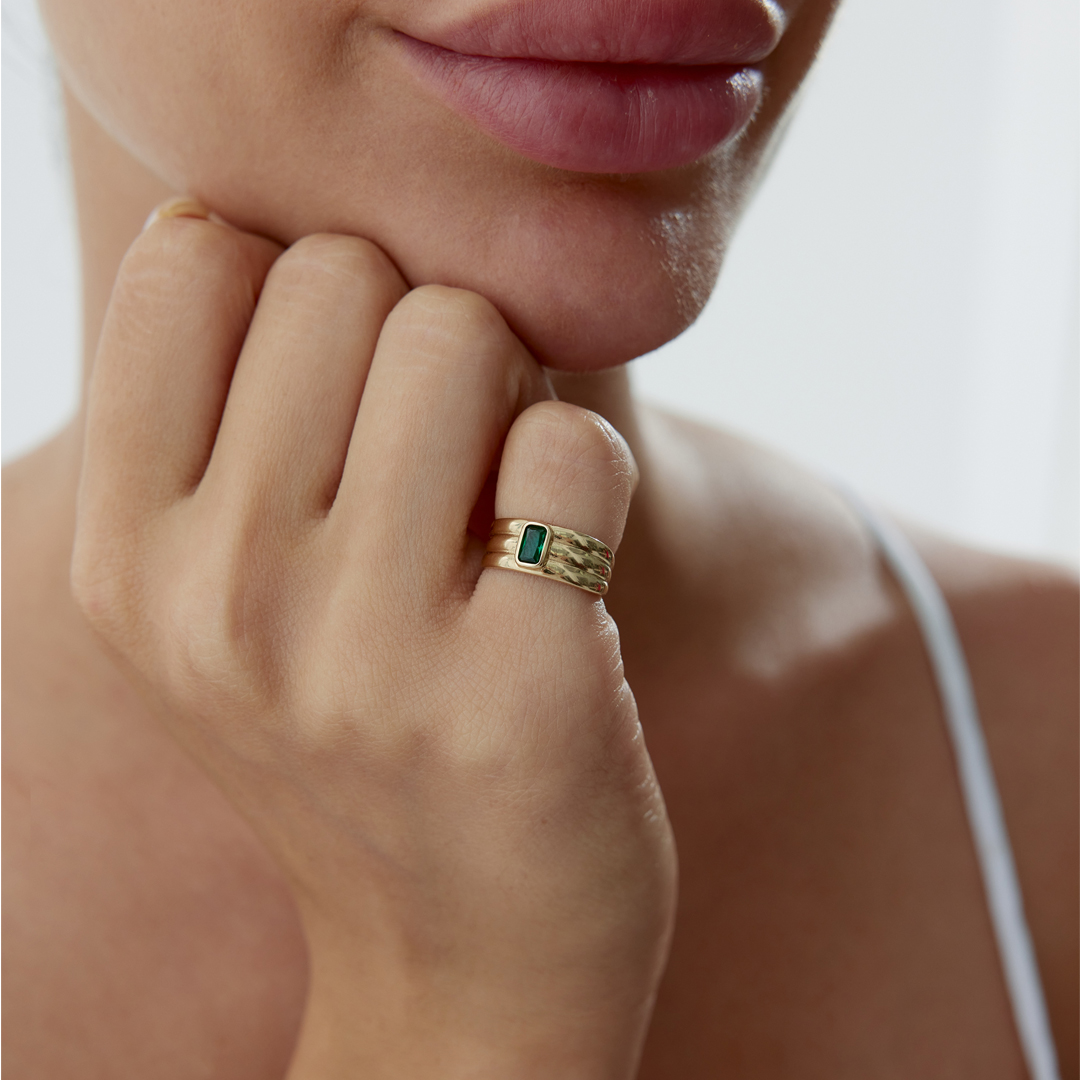 Green Glint Yüzük - 1