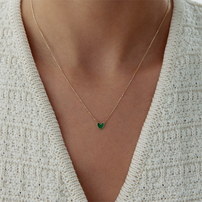 Green Heart Kolye - 1
