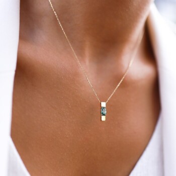 Green Line Kolye - Rayna