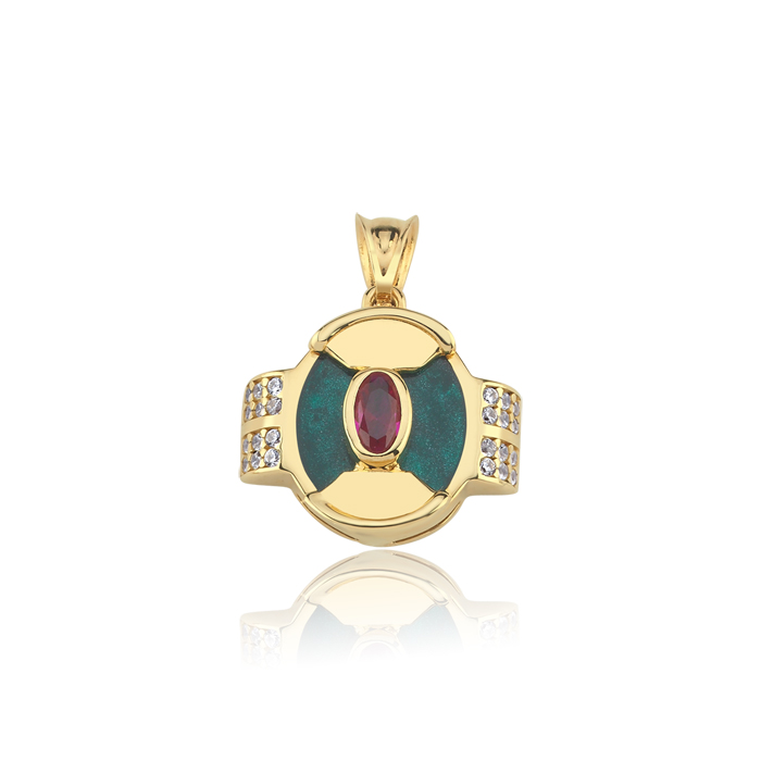 Green Radiance Kolye Ucu - Cemart