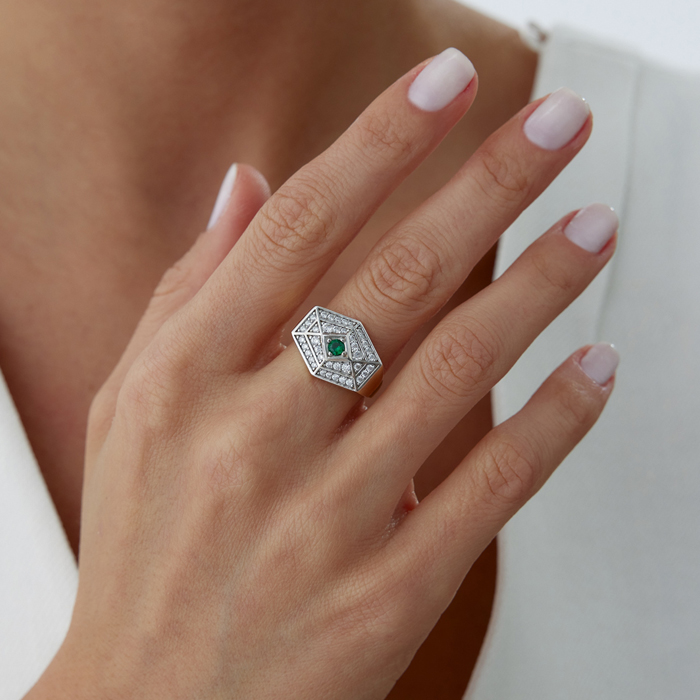 Green Shield Yüzük - Cemart