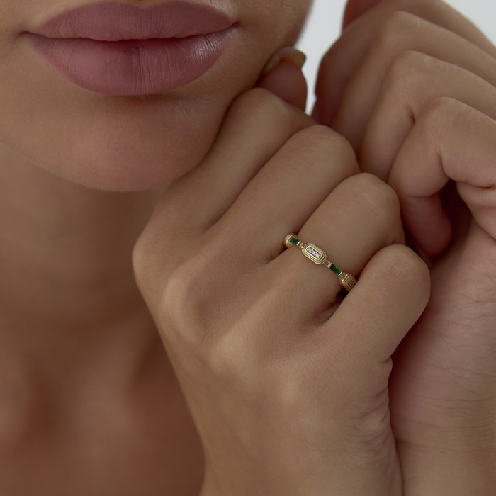 Green Vera Axis Yüzük - Gökhan Bera (1)