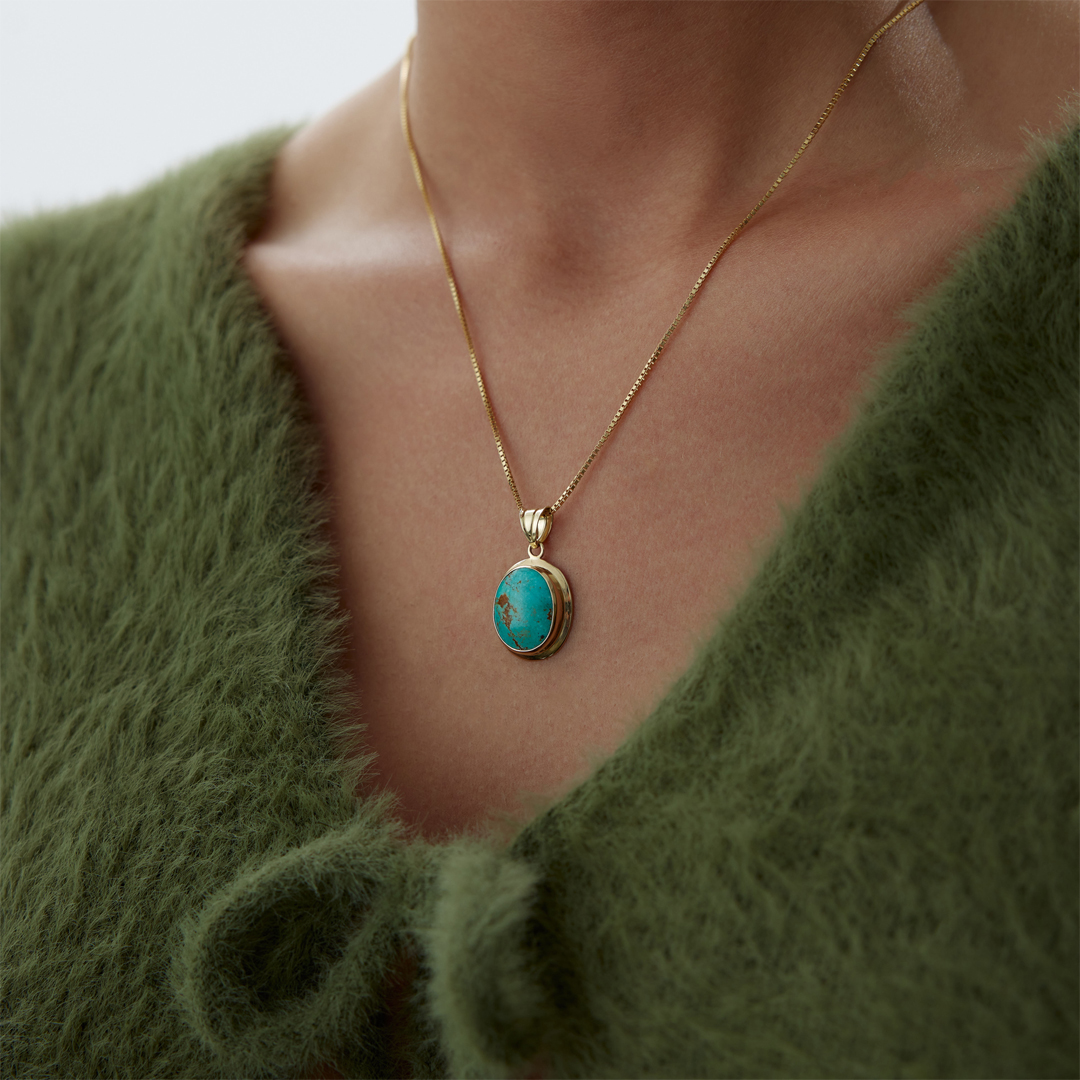 Green Vintage Kolye - 2