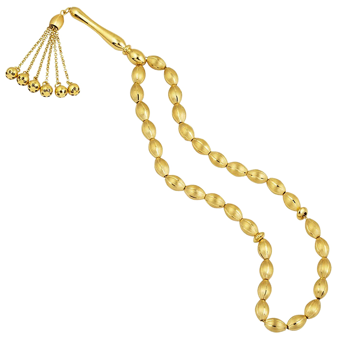 Güllü Altın Tesbih - Bilezikçi