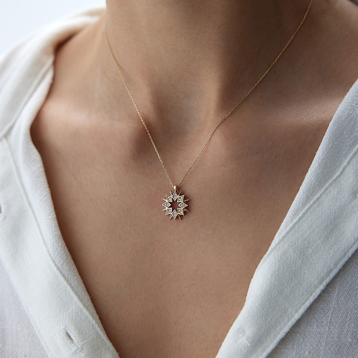 Güneş Işını Kolye - Nüans