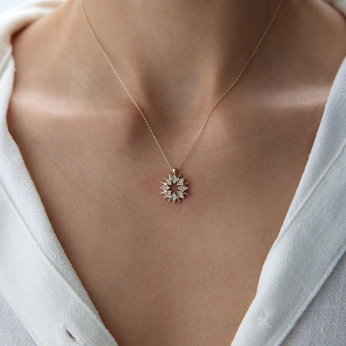 Güneş Işını Kolye - Nüans (1)