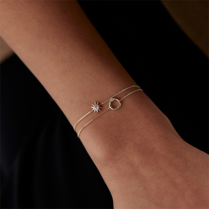 Güneş Tektaş Daire Bileklik - Rayna