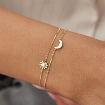 Güneş ve Ay İkili Bileklik - Rayna