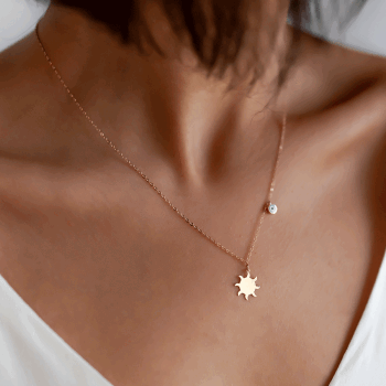 Güneşli Kolye - Rayna