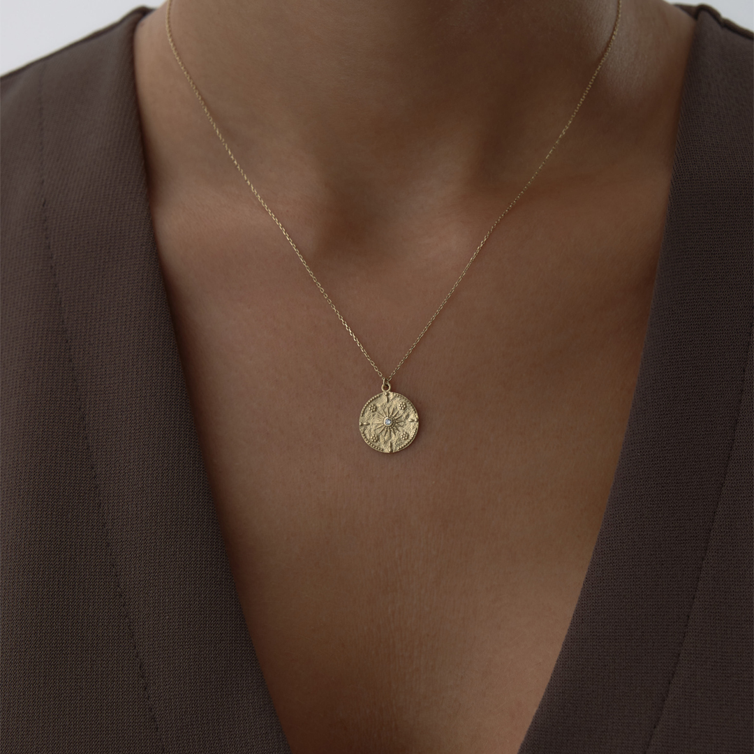 Güneşli Pusula Kolye - 1