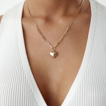 Gurmet Ataç Kalp Kolye - Mazi