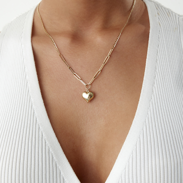 Gurmet Ataç Kalp Kolye - Mazi