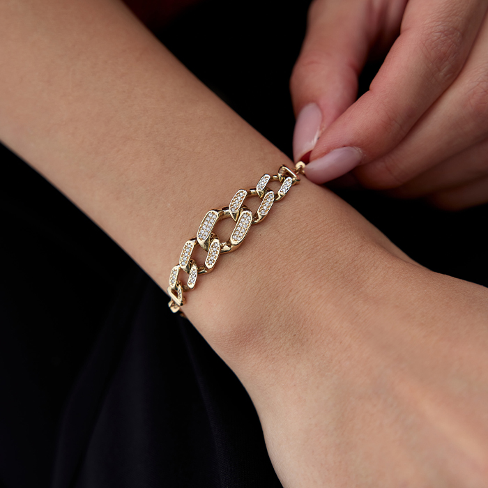 Gurmet Parçalı Balıksırtı Bileklik - Nüans (1)