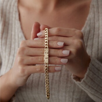 Gurmet Zincir İsim Bileklik - 3