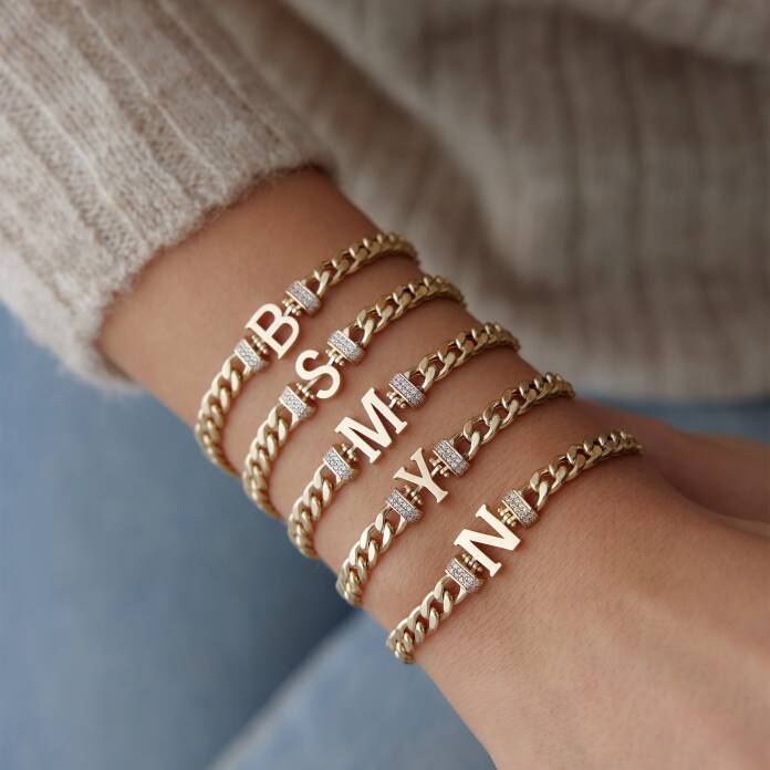 Gurmet Zincir Small Harf Bileklik - 2