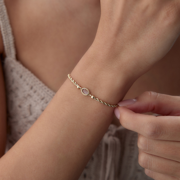 Halat Pudra Vintage Bileklik - Koçak (1)