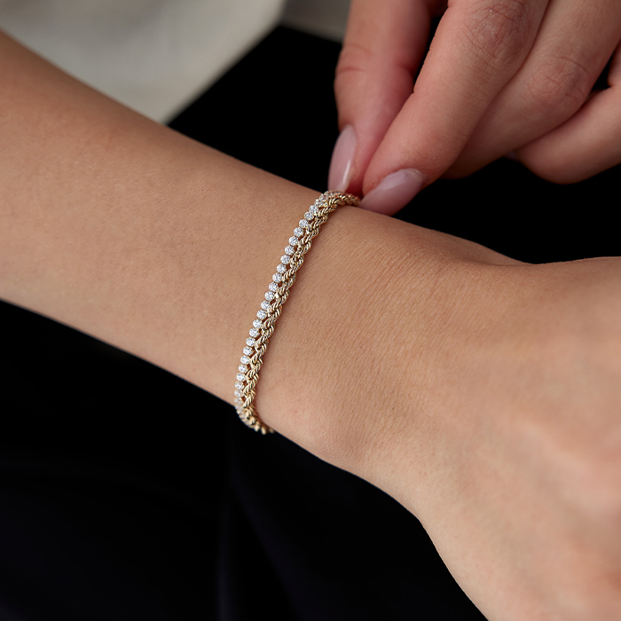 Halat Su Yolu Bileklik - Rayna (1)