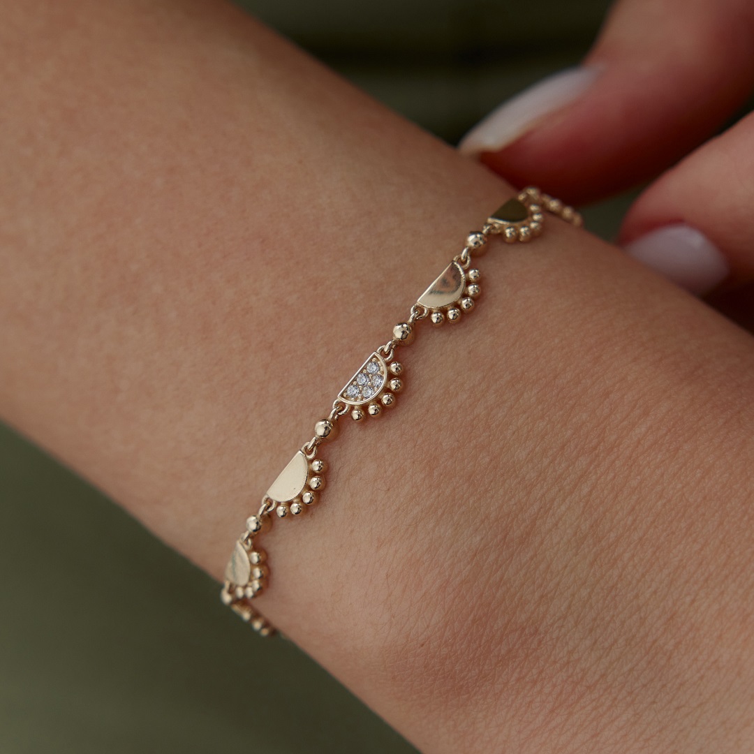 Half Sun Stone Bileklik - 1