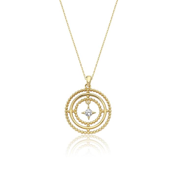 Halka Kutup Yıldızı Kolye - 3