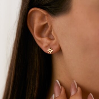 Hallow Güneş Küpe - Mazal