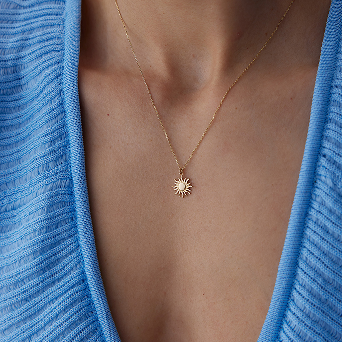 Happy Güneş Kolye - Rayna