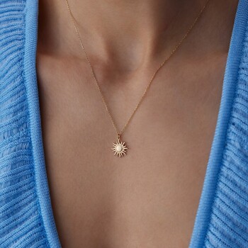 Happy Güneş Kolye - Rayna