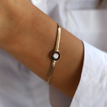 Hasır Bagetli Bileklik - Rayna (1)