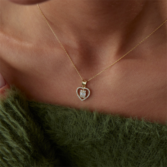 Heart Baget Kolye - Koçak