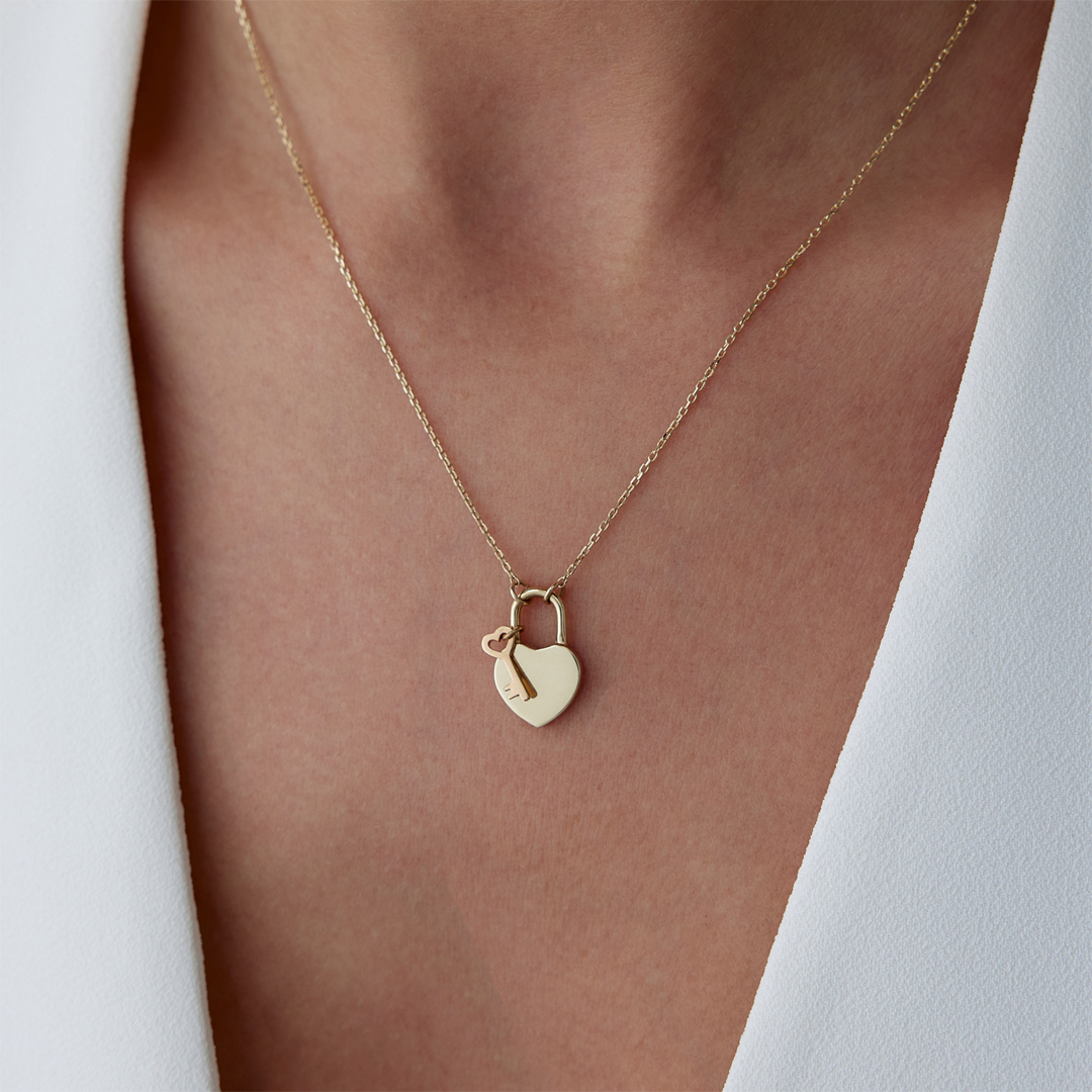 Heart Lock Kolye - 1